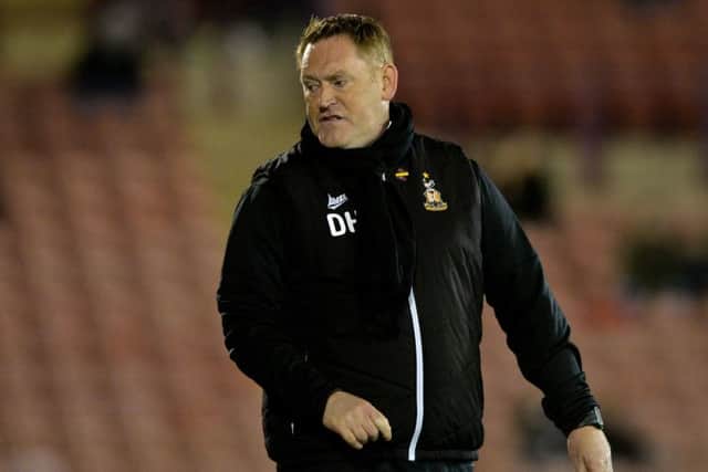 GONE: David Hopkin resigned as Bradford City boss on Mopnday morning.  Picture Bruce Rollinson