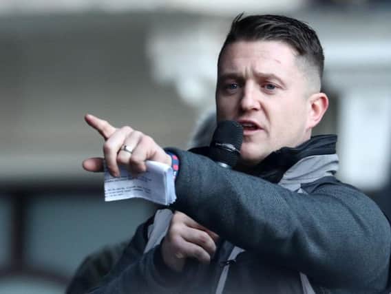 Tommy Robinson's Facebook page has been banned
