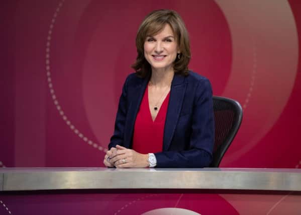 Fiona Bruce is the presenter of Question Time.