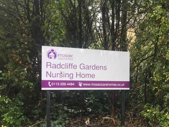 All residents were moved out of Radcliffe Gardens Nursing Home in 2018.
