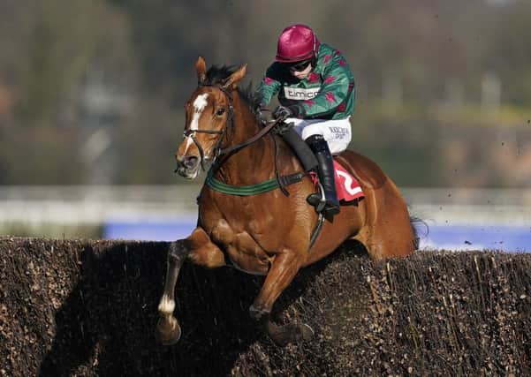 Glen Forsa, the mount of Jonathan Burke, is one of the favourites for the Arkle Trophy at the Cheltenham Festival.