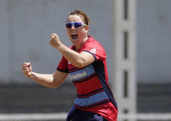 England's Danielle Hazell playing in 2018, is taking charge of Yorkshire Diamonds in 2019. (AP Photo/Rafiq Maqbool)