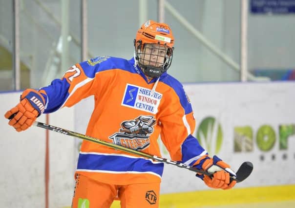 ON THE UP: Sheffield Steelers' Kieran Brown had made steps forwards in recent weeks, says coach Tom Barrasso. Picture: Dean Woolley.