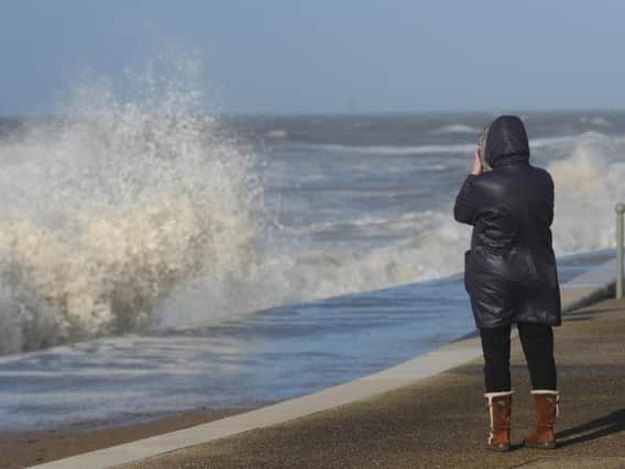 Storm Freya is set to bring large waves to coastal areas.