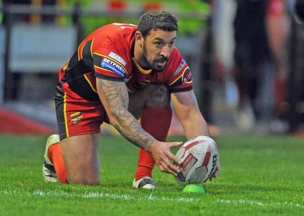 Paul Sykes kicked six goals and a drop goal as Dewsbury Rams suffered an agonising defeat to Toronto.