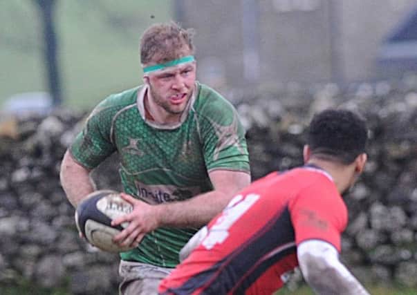Josh Burridge scored for Wharfedale but they were beaten 37-10 by Leicester Lions (Picture: Scott Merrylees).