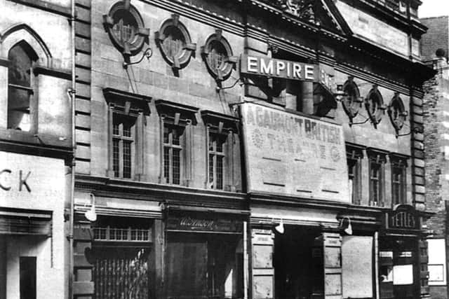 Barnsley Empire then Gaumont until gutted by fire 1954.