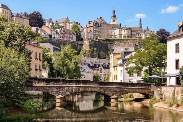 The picturesque city of Luxembourg.