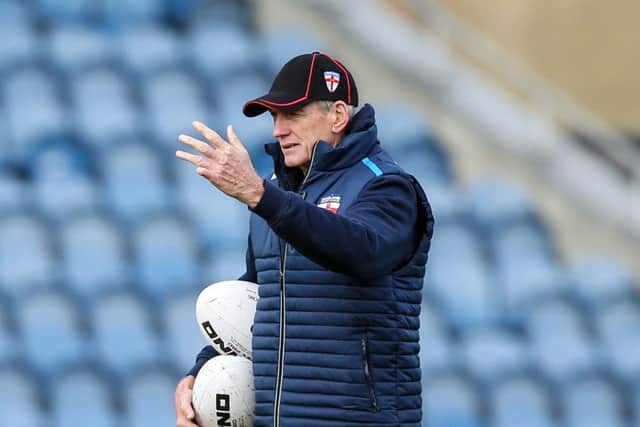 England head coach Wayne Bennett. Picture: Danny Lawson/PA