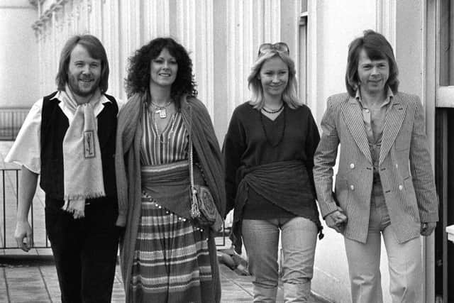 Bjorn Ulvaeus, Anni-Frid Lyngstad, Agnetha Faltskog and Benny Andersson of the Swedish pop group Abba in 1974. Carl said Benny described songwriting perfectly when he heard the star speak at a conference in Stockholm. Photo: PA Wire