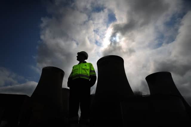 Now: Andy Koss, CEO of Drax Power at the Drax Power Station, near Selby. Pic: Simon Hulme
