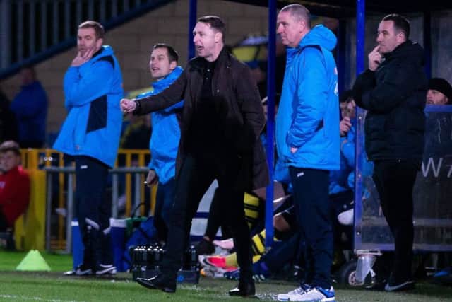 Manager Jamie Fullarton: On the right track.