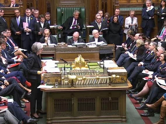 The Prime Minister answers questions in the Commons