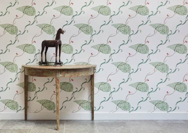 Sally loves Edward Bawden's work. This Seaweed wallpaper is £84 per roll from www.stjudes.co,uk