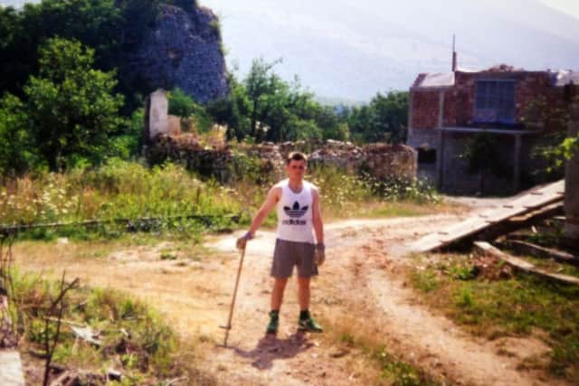 A young Samir in his home village.