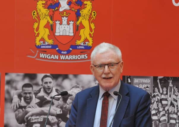Wigan Warriors chairman 
Ian Lenagan