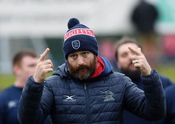 IMPROVEMENTS: 
Doncaster Knights' backs coach, Paul Cooke.
 Picture: Jonathan Gawthorpe.