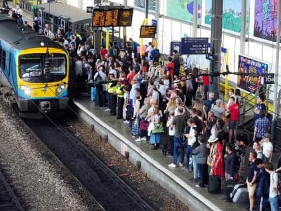 Leeds station was among those to see widespread delays last summer