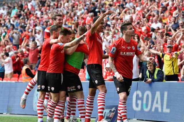 Barnsley were promoted via the League One playoffs in 2017