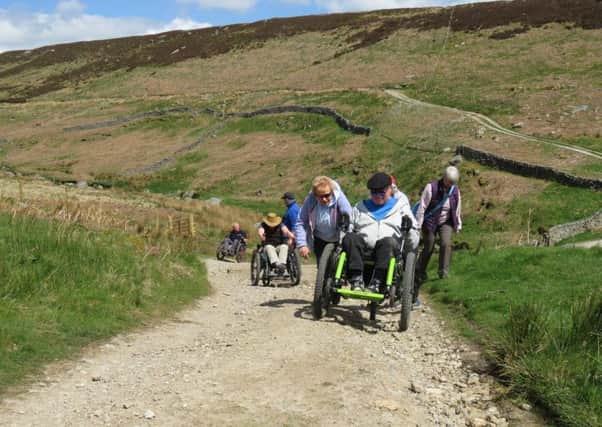 Yorkshire Water has worked in partnership with the Yorkshire Dales National Park Authority to improve pathways for disabled access at Grimwith Reservoir near Pateley Bridge. Picture: Experience Community.