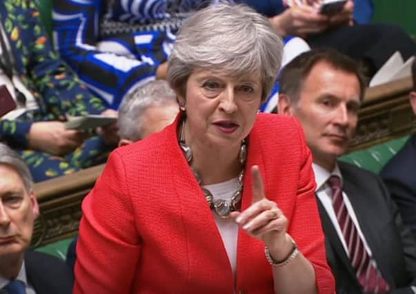 Theresa May opened the latest Parliamentary debate on her Brexit plan - despite a croaky voice.