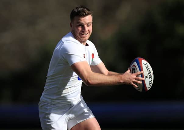 England's George Ford pictured during a training session (Picture: Mike Egerton/PA Wire).