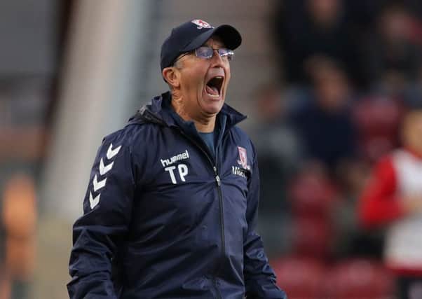 Middlesbrough manager Tony Pulis