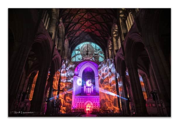 SPECTACLE: Ripon Cathedral is to host Son et Lumiere, an event with music and projections, to celebrate the 50th anniversary of man landing on the Moon. PIC: Nick Lancaster