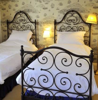 One of the seven guest bedrooms at Chapelgarth.