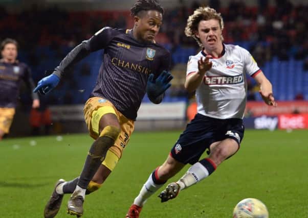 More to come: Rolando Aarons goes past Bolton Wanderers' Luca Connell.
