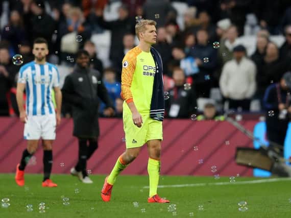 Huddersfield Town player ratings.