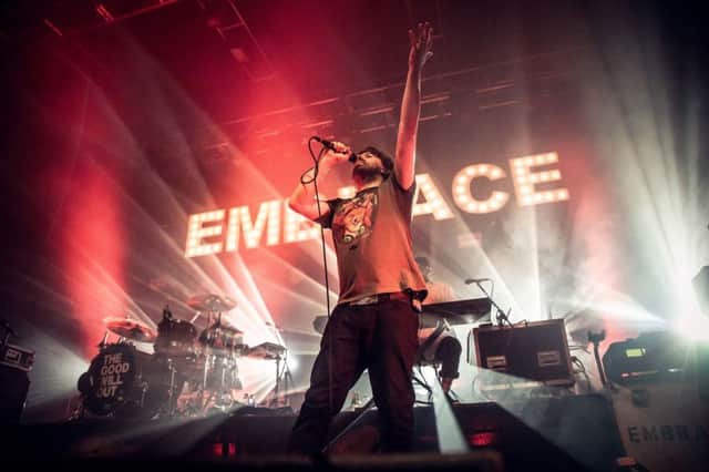 Embrace in concert at O2 Academy Leed. Picture: Anthony Longstaff