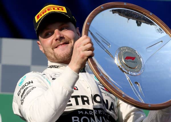 Back on top: After playing second fiddle for so long, Valtteri Bottas claimed victory in the season-opener in Melbourne. (Picture: Getty Images)