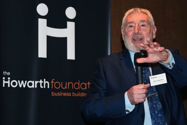 Building a better future: Andy Howarth at the Howarth Foundation business networking event in Leeds. Picture: Jonathan Gawthorpe.