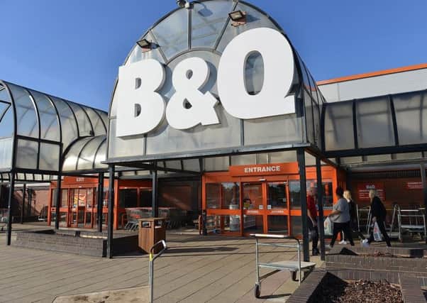 B&Q store. Picture by Frank Reid