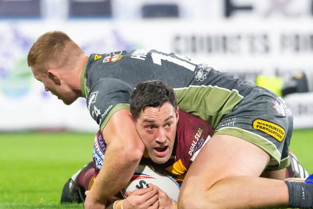 Huddersfield Giants' Joe Wardle who has been passed fit after coming off with a head knock v St Helens last week. (SWPix)