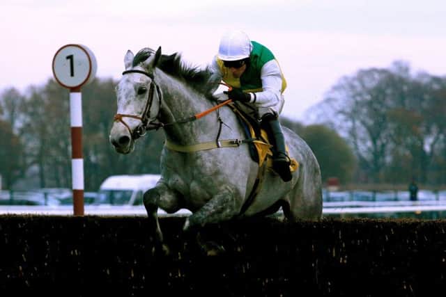 Grand National contender Vintage Clouds and Danny Cook won at haydock earlier in the season.