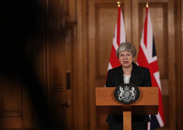 Theresa May has received public support for her Downing Street statement over Brexit.