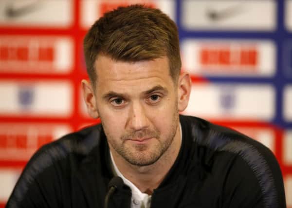 England goalkeeper Tom Heaton during the media day at St George's Park, Burton.