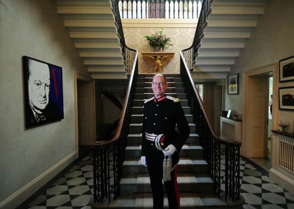 New Lord Lieutenant of West Yorkshire Ed Anderson pictured at Bowcliffe Hall, Bramham..30th August 2018 ..Picture by Simon Hulme
