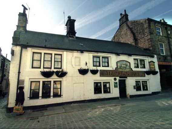 The Black Bull was reputedly visited by Oliver Cromwell and his soldiers during the Civil War