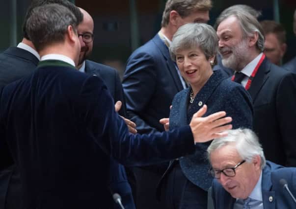 Theresa May received a warm welcome at last week's EU summit.