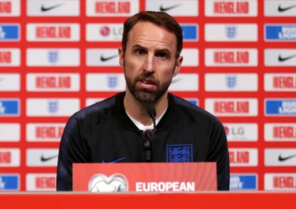 Pride of Three Lions: England manager Gareth Southgate.