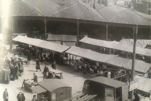 The old Wool Market from the Corn Exchange