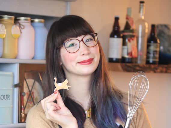 Leeds Bake Off star Kim-Joy has announced that she is releasing her first cookbook.