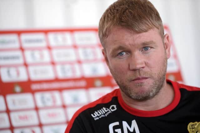 Grant McCann, Doncaster Rovers manager.