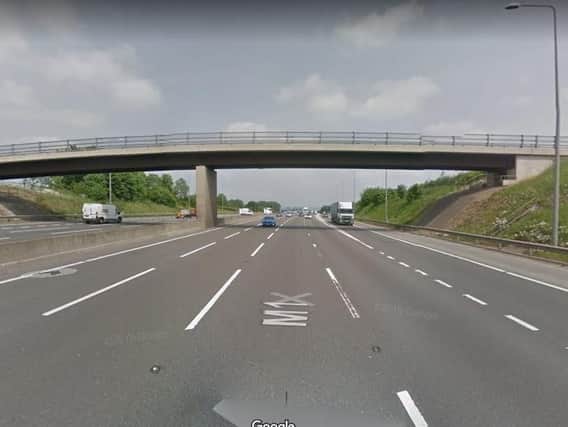 The M1 motorway in Leeds