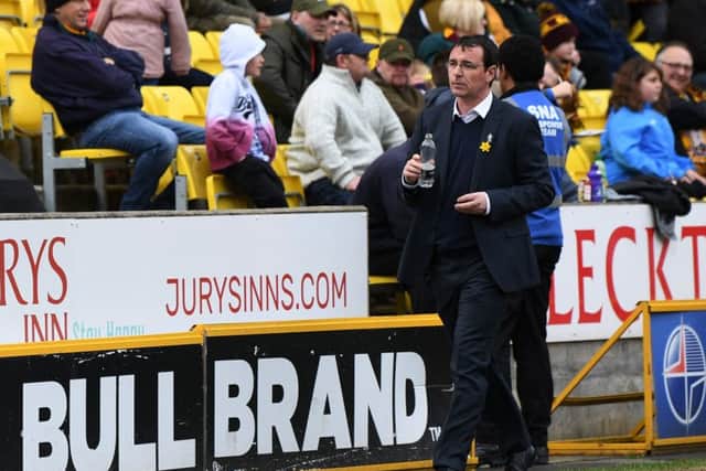 Angry: Bradford manager Gary Bowyer.