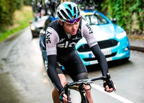 Chris Froome: Leads rebranded team at the Tour de Yorkshire.