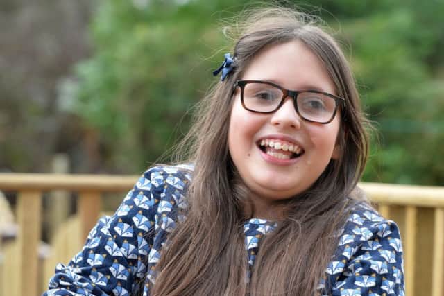 Yorkshire Children's Trust to send an inspirational young lady from Sowerby Bridge on holiday to Disney World Florida. 11 year old Jessie Wade-Rathbone has Cerebral Palsy which affects both her legs and her right arm and means she uses a wheelchair. She was nominated by the charity for the dream holiday due to her inspirational work in bringing disability awareness to her peers. 
21 February 2019.  Picture Bruce Rollinson